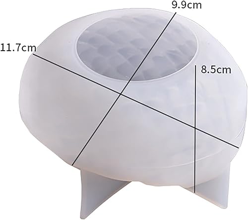 Miniatura 4 de Moldes de huevo de dragón de resina de dinosaurio, moldes de silicona de fundición de resina para decoración del hogar y fabricación de velas, molde