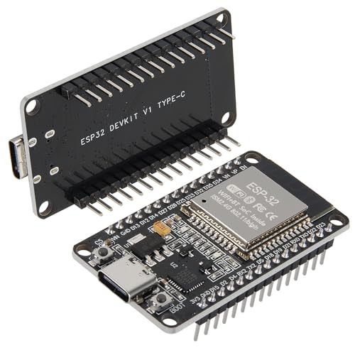 Image of AITRIP 1PCS Type-C ESP32 ESP-WROOM-32 Development Board WiFi + Bluetooth CP2102 Dual Core 2.4Ghz Microcontroller Compatible with Arduino (ESP32 30P, Type-C)