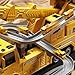 JUKUDAHU Construction Truck Crane Track Toy for Kids 3 4 5 6 7 8 Years Old, Engineering Excavator Vehicle Race Track with 8 Small Cars, Sound and Light, Boy Toys, Gifts for Toddlers Boy Girl Ages 3-5