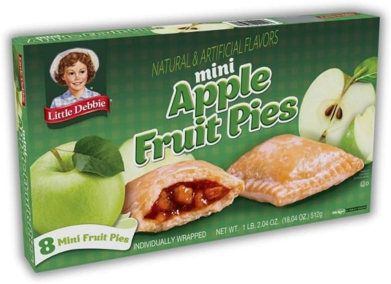 Mini Apple Fruit Pies, 8 Individually Wrapped, 1 Pack