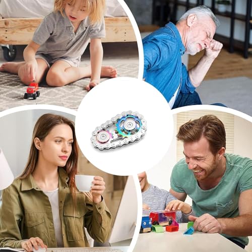 Fidget Toys, Finger Mit Getriebe Design, Fidget Toy, Fidget Toys Erwachsene, Premium Anti-Stress Spielzeug Für Erwachsene Und Kinder, Ideal Für Büro, Schule Und Reisen