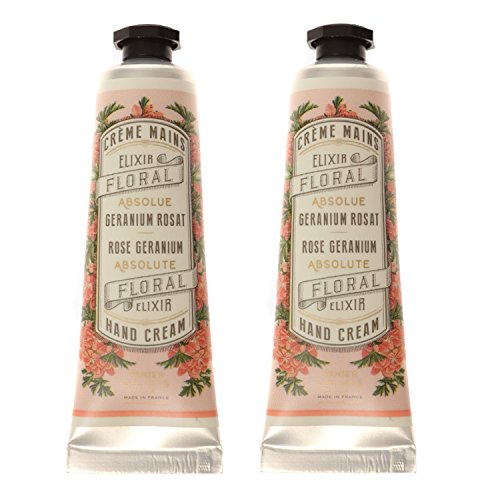 Panier Des Sens The Absolutes Floral Elixir Hand Cream 2-Pack, Rose Geranium