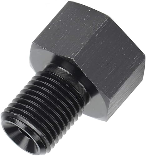 Miniatura 3 de EVGATSAUTO Adaptador de manómetro de presión de aceite, 1/8 pulgadas NPT hembra a M10x1.0 macho reductor de presión de aceite adaptador de repuesto