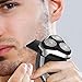 Electric Razor for Men, SweetLF Cordless 3D Rotary Shaver, Waterproof Wet & Dry, Type C Charging, Plug & Play, Rechargeable with Pop-up Trimmer, Black