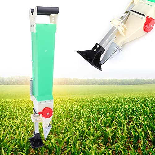 Máquina manual sembradora ajustable para semillas y fertilizantes miniatura 3