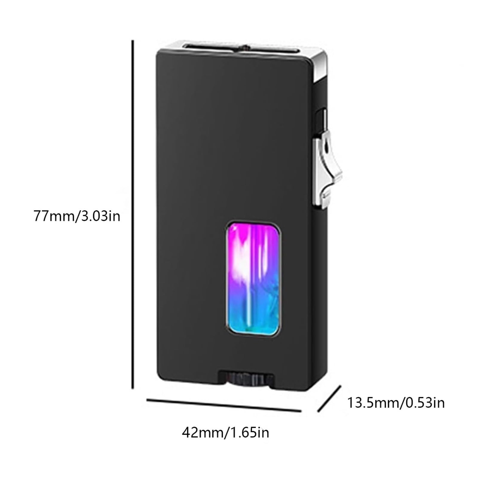 Allume-feu extra large, gaz butane, secouer pour allumer, verrouillage de sécurité, fenêtre de visualisation, facile à transporter, idéal pour les cadeaux, hommes et femmes, idéal pour le camping et