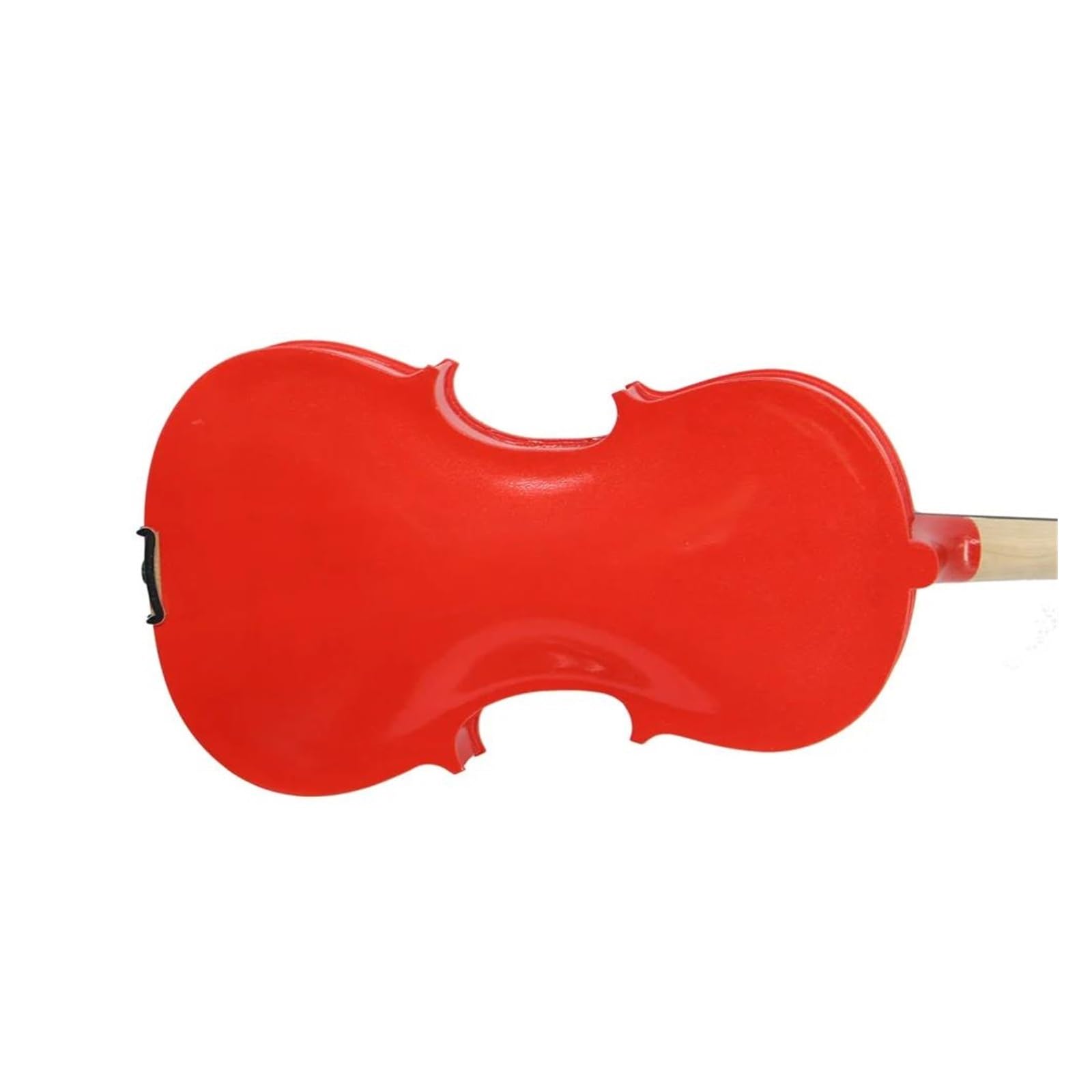Violín Acústico Rojo 3/4 Para Principiantes Con Estuche Arco Hombrera Sordina Y Cuerdas Instrumento De Violín