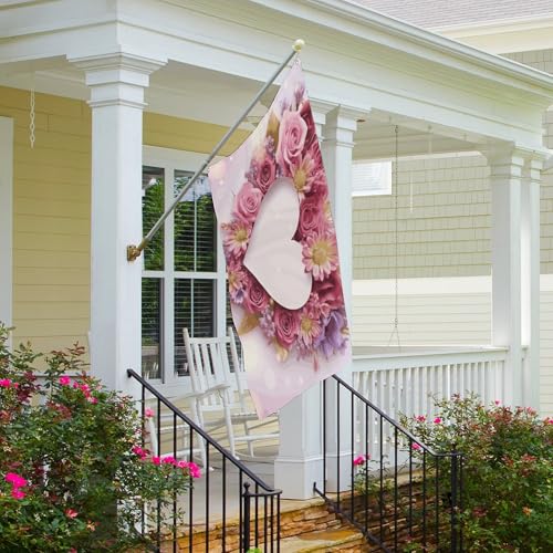 Drapeaux de jardin en cœur pour décorer vos fêtes en plein air - 6