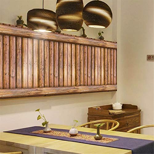 Image of Univocean 3D Vinyl Coated Bamboo Peel and Stick Home Wallpaper, PVC Self Adhesive Wall Decor for Living Room, Hall, Restaurant (1000 x 45 cm, Multicolour)