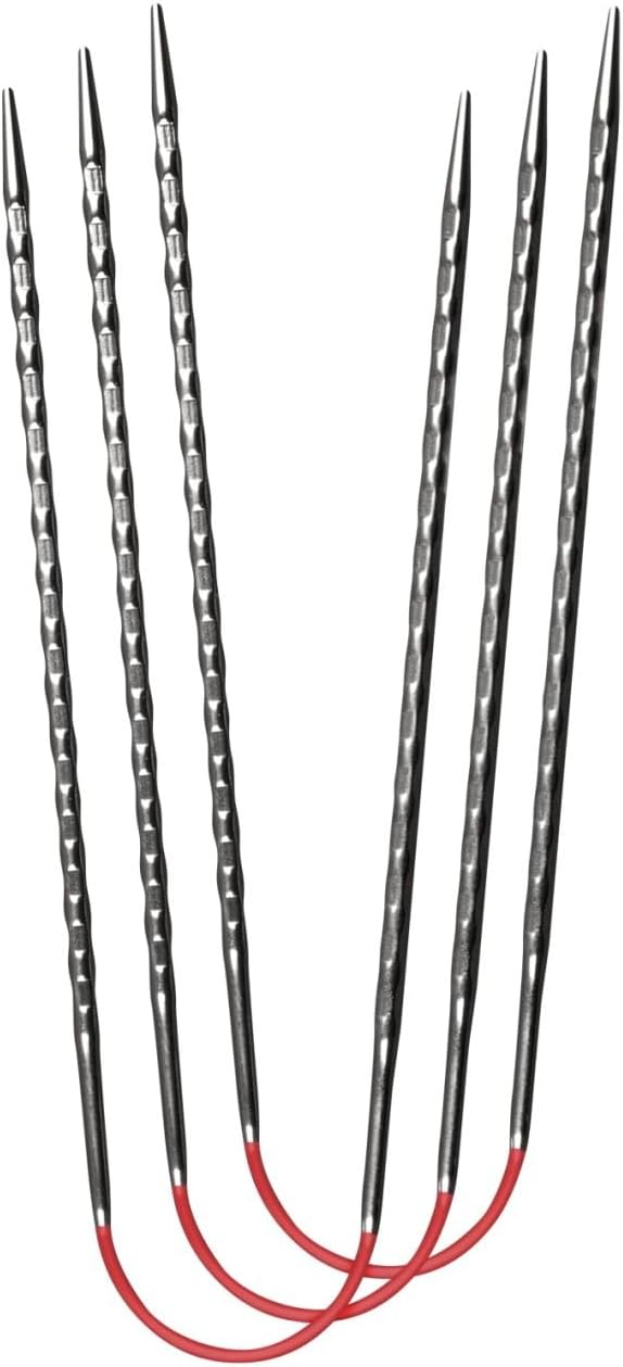 Gustav Selter GmbH & Co. KG addi CraSyTrio Novel Long with red Cords (EU Version) 12 in (30 cm) US 8 (5.0 mm)