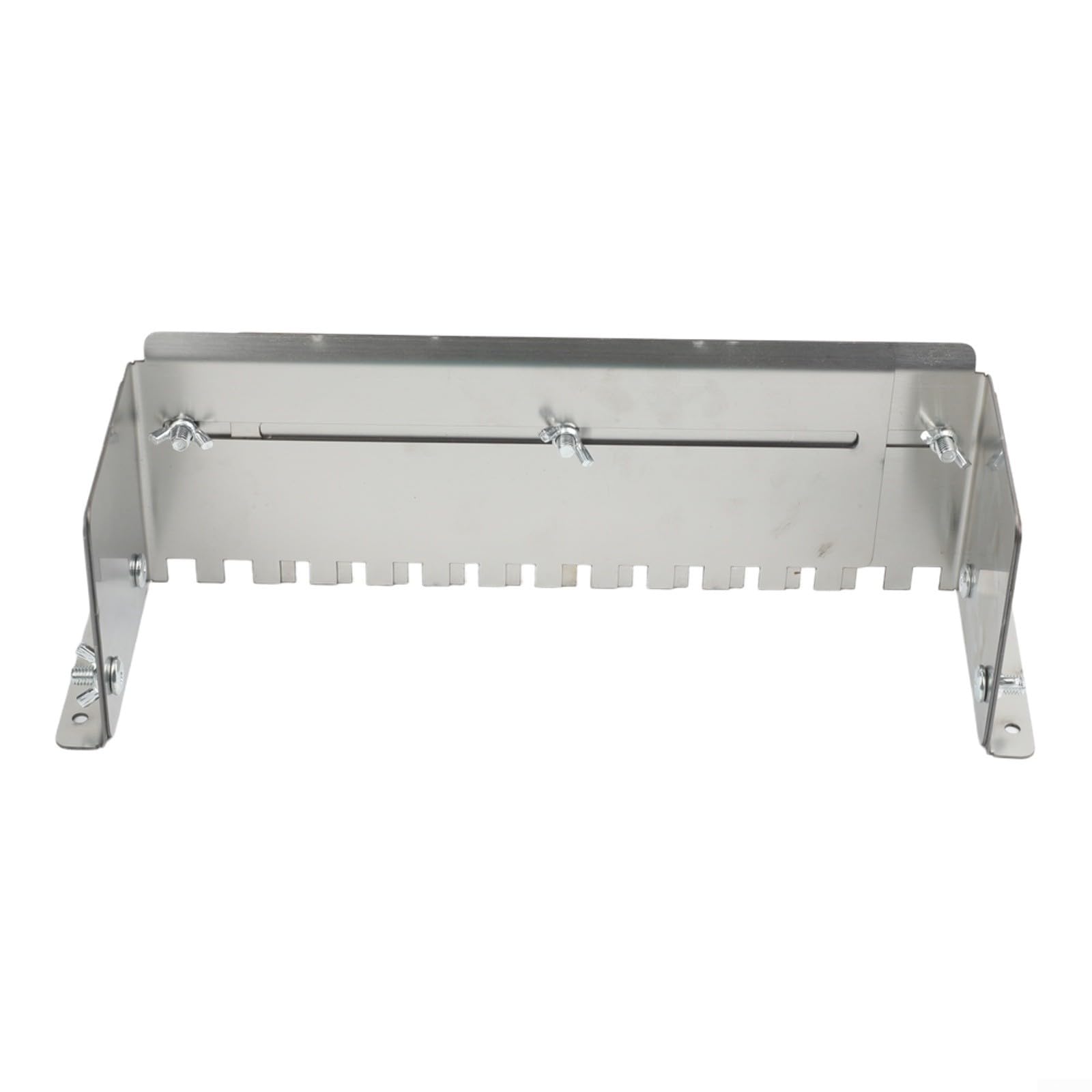 Truelle crantée réglable en acier inoxydable robuste pour l'application de joint, outil pour carrelage, pose murale et au sol, construction professionnelle 30 cm (A)