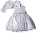Blueberi Boulevard Baby Girls' Sparkle Jacket Dress, Silver, 6/9 Months