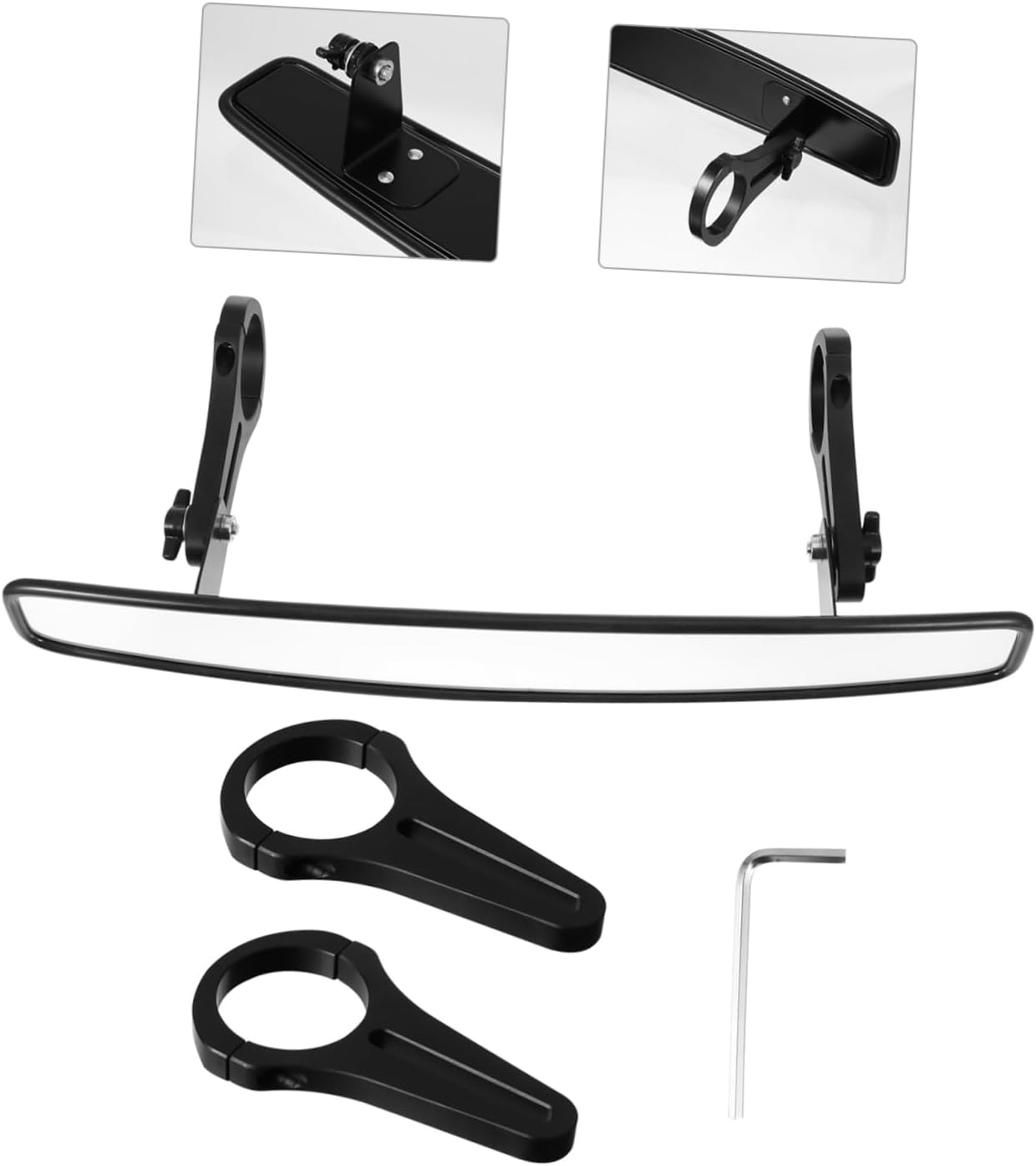 Mikinona Car Rearview Mirror Wide Angle Auxiliary Mirror for No Blind Spots Dazzle Reflecting Surface