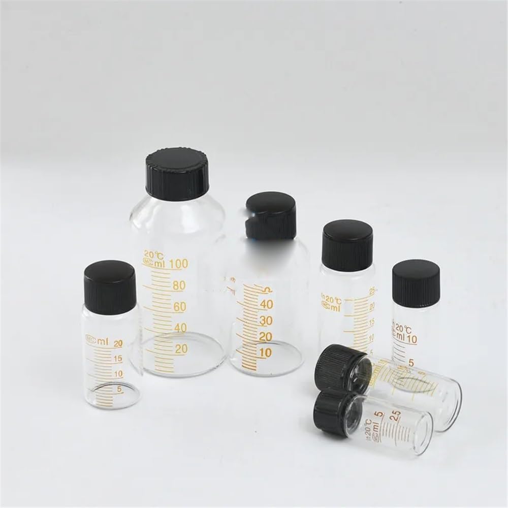 Laborgeräte und -ausrüstung 5 ml bis 1000 ml Labor graduierte runde Reagenzflasche aus Glas Serum-Graduierungsprobenfläschchen(1000ml 1pcs)