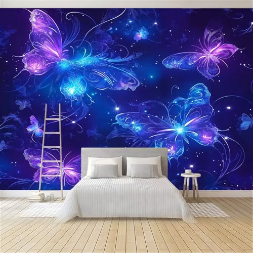 Papier peint intissé haut de gamme grand format rétro floral