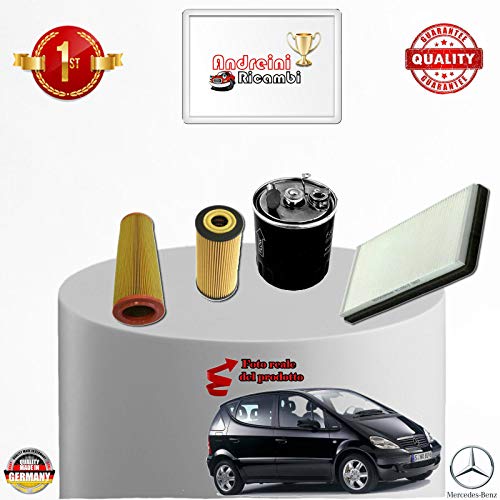 Kit tagliando 4 filtri classe a 170 cdi w168 70kw