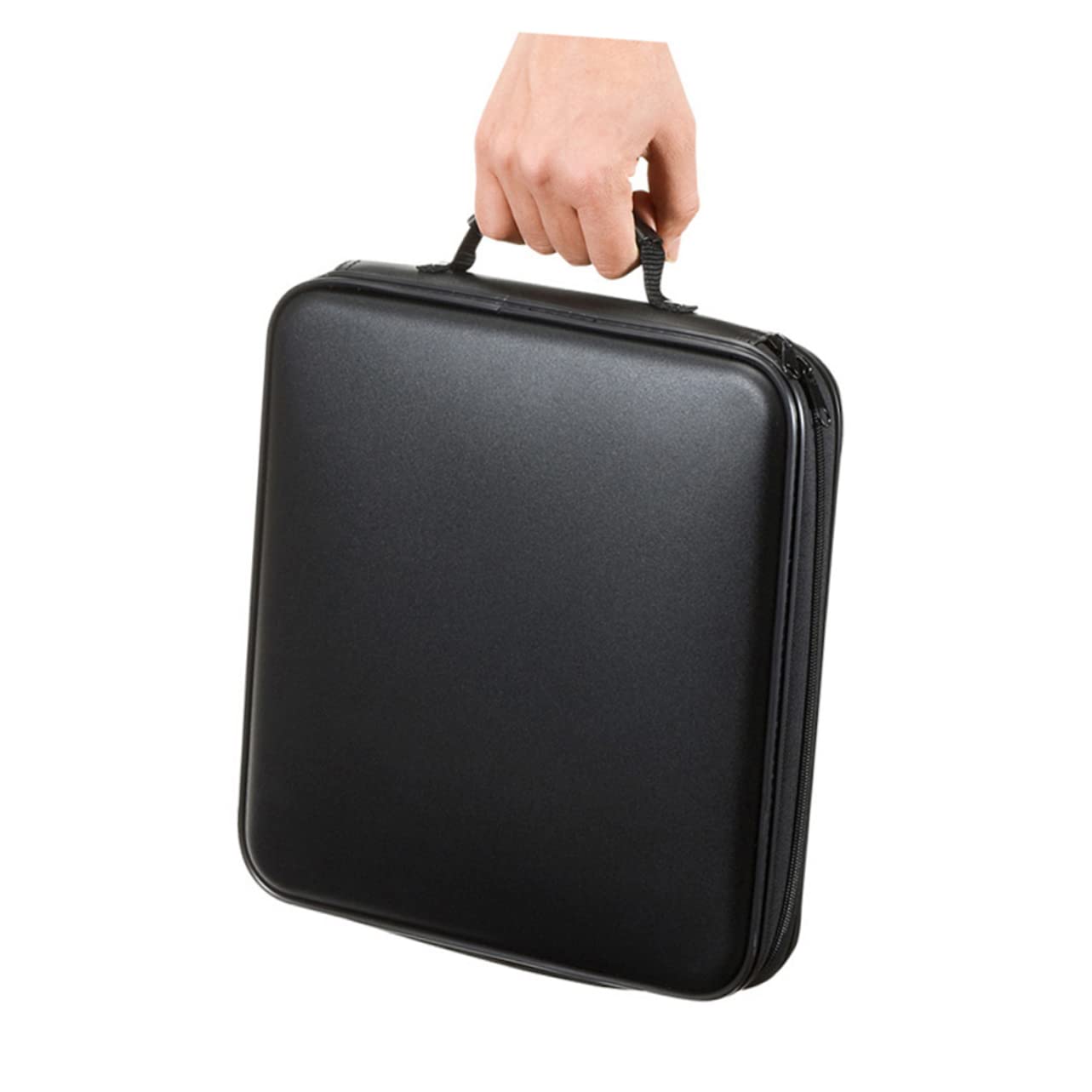 Hemobllo Custodia per CD Cerniera in Plastica Porta CD per Casa Custodia per Dvd Esterna Grande Capacità Leggero e Portatile Protezione da Polvere e Graffi