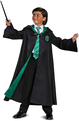 Miniatura 5 de Bata de Harry Potter, bata oficial de Hogwarts Wizarding World, accesorio de disfraz de lujo para niños