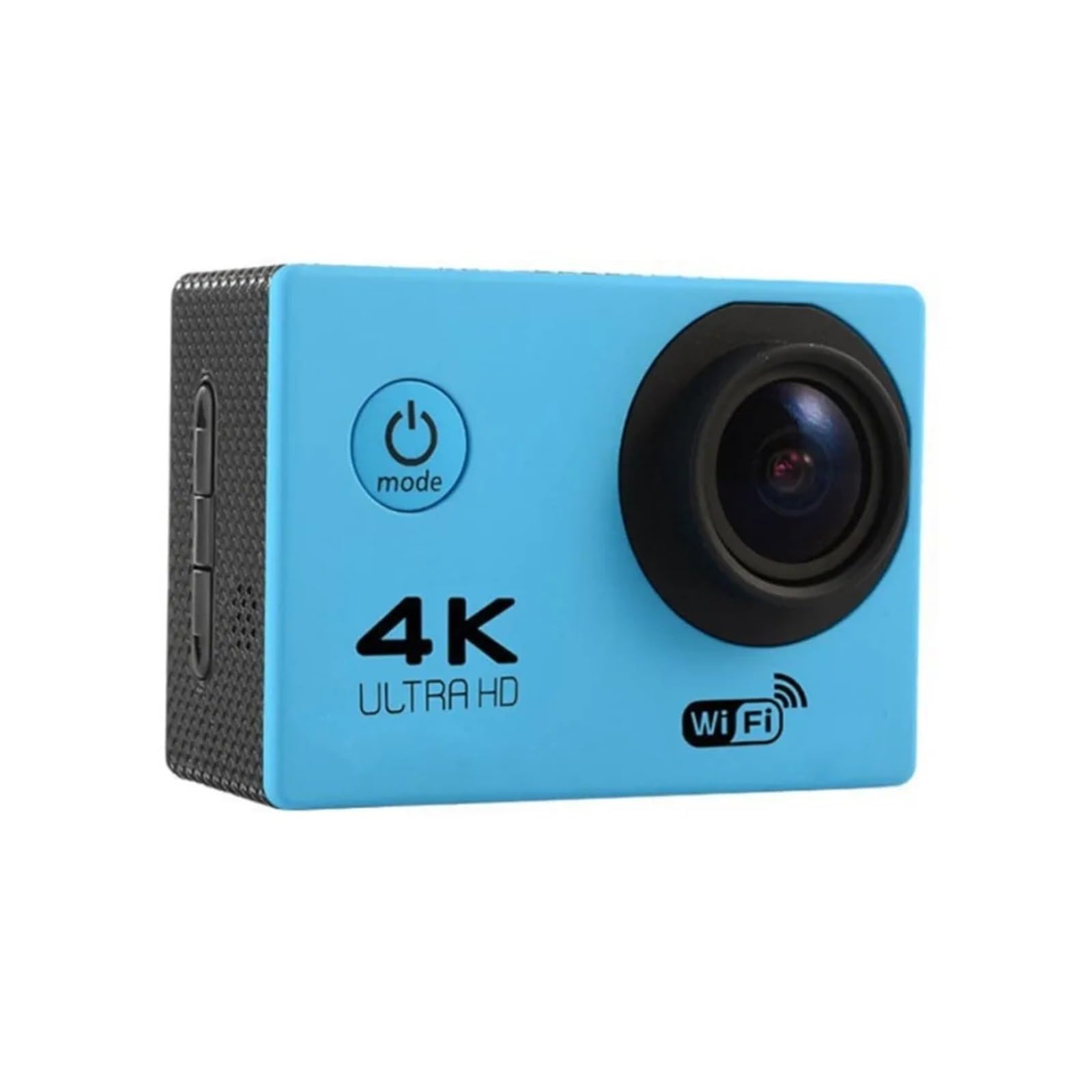 Kamera sportowa, Kamera sportowa Ultra HD 4K z hełmem podwodnym, wodoodporna, 2,0-calowy ekran, WiFi, kamera sportowa,do jazdy na rowerze, motocyklu(Blue)