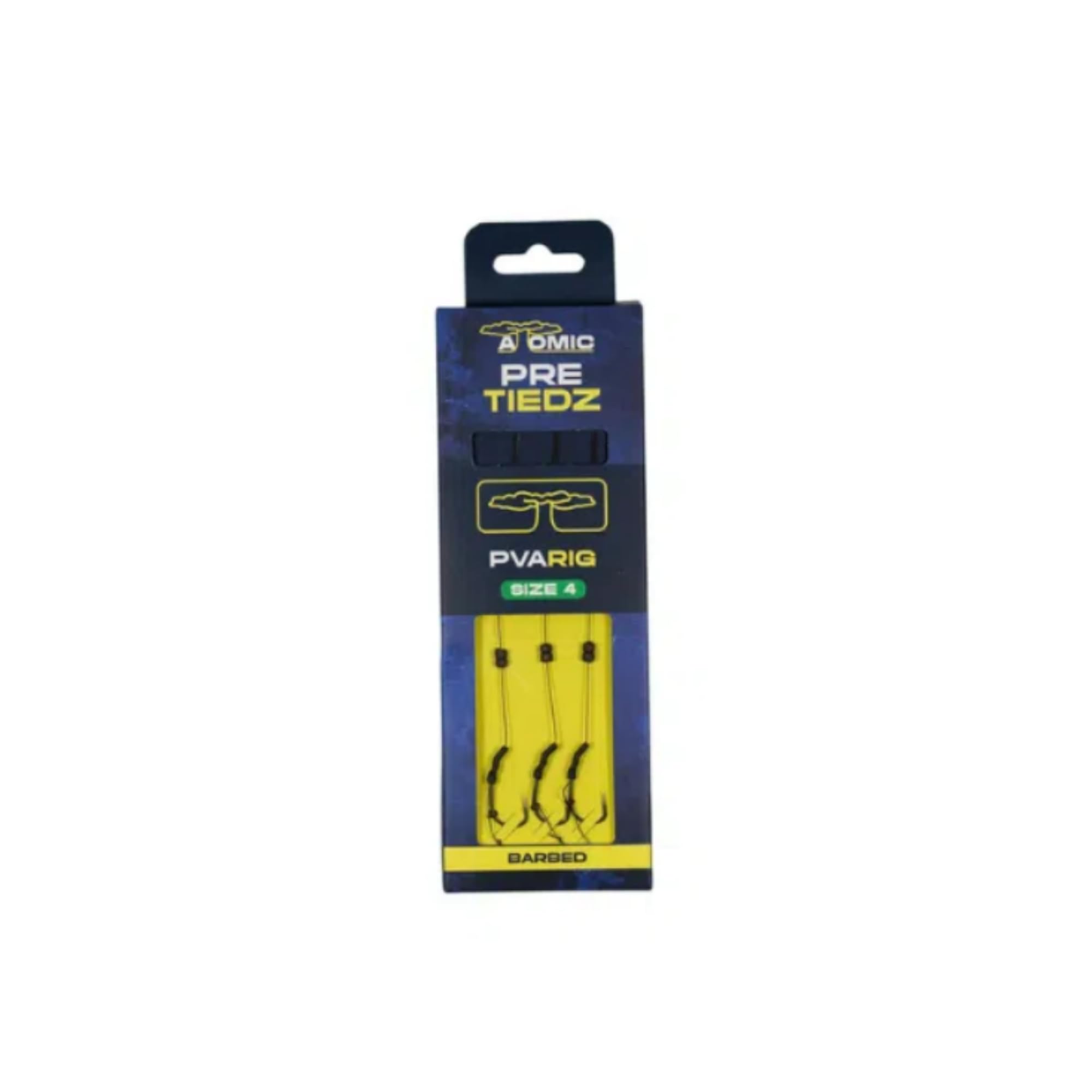 Atomic Tackle Pre-Tiedz PVA Rig Barbed Size 4