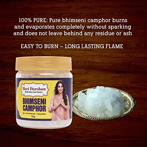 Hari-Darshan-Pure-Bhimseni-Camphor250g-Kapoor-Kappuram-for-Pooja-Meditation-Havan-Room-Freshener