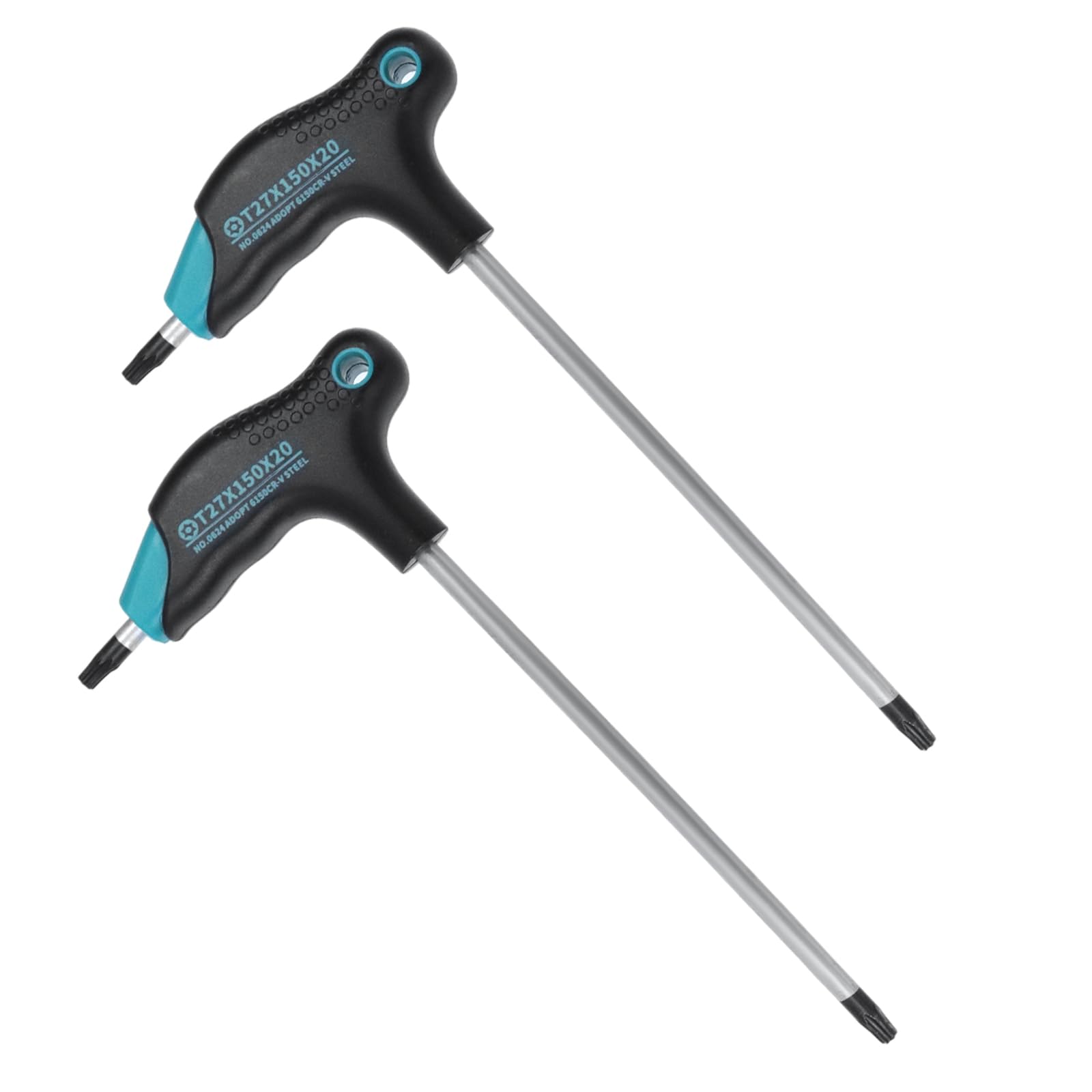 Antrader T27 Torx Wrench,Cr-V Steel Anti Tamper Proof Hex Dual End Key,2pcs