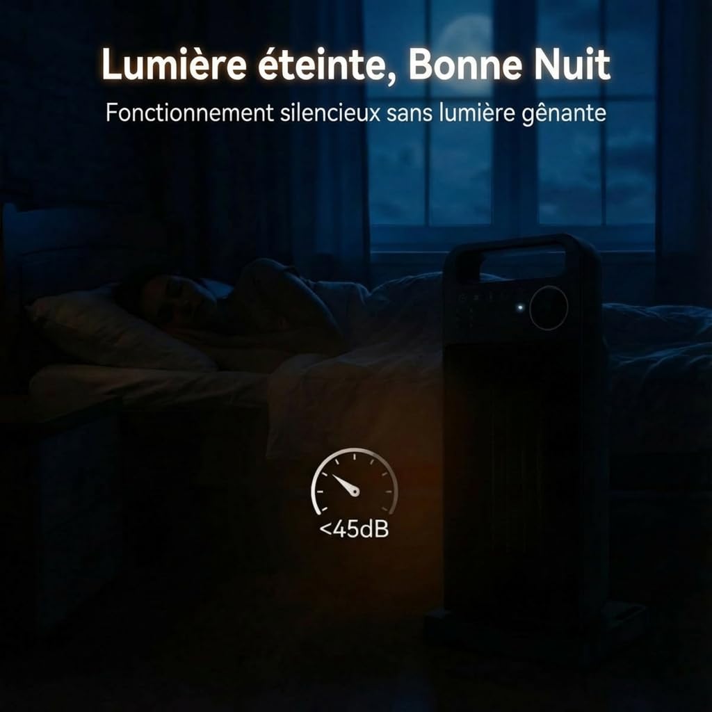 Radiateur soufflant céramique 2000W à économie d'énergie, chauffage électrique avec télécommande et minuterie, appareil de chauffage électrique, protection contre la surchauffe (2000D)