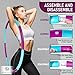 Detachable and Adjustable Weighted Hula Hoop for Adult with 8 Push-to-Connect Sections and Soft Thick Foam Padding for Weight Loss Exercise with Matching Carrying Bag (Up to 3.04 Pounds, 36 Inches)
