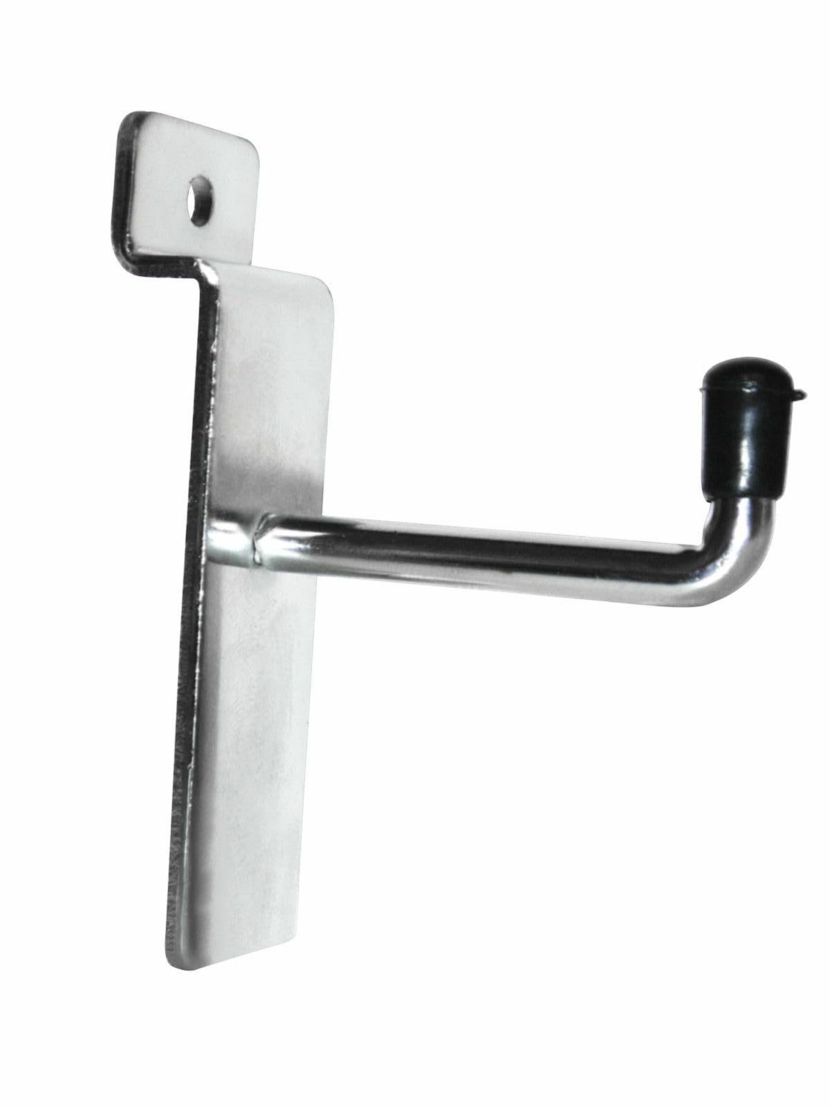 Completeshopfittings Chrome 100X Slatwall Hooks Accessory Single Prong Shop Display (2 Inch)
