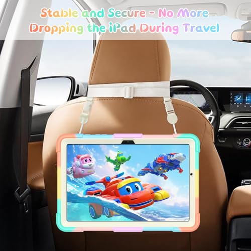 Image of Case for Samsung Galaxy Tab A9 Plus 11 inch 2023, Protective Cover for Galaxy Tab A9+ Plus Tablet Kids Girls with Shoulder Strap, Butterfly Kickstand, Shockproof Protective