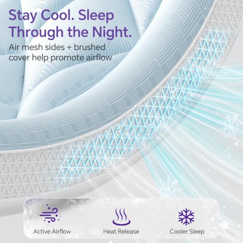 Image of ChiXpace Full Mattress Topper, Viscose Derived from Bamboo, Soft Pillow Top | Cushioned Support, Breathable Mesh Sides, Memory Foam Blend Fill, Softens Firm Beds, Refreshes Old Beds, Guest Rooms, Rentals