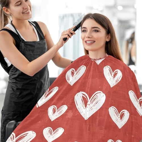 Capa para cortar cabello impermeable profesional MAOBLYR con cierre ajustable de broche para estilismo y peluquería miniatura 7