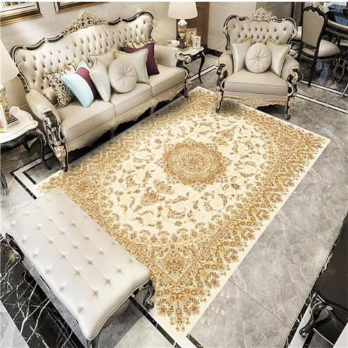 Tapis lavable à cheveux courts 120x190cm idéal anti-glisse