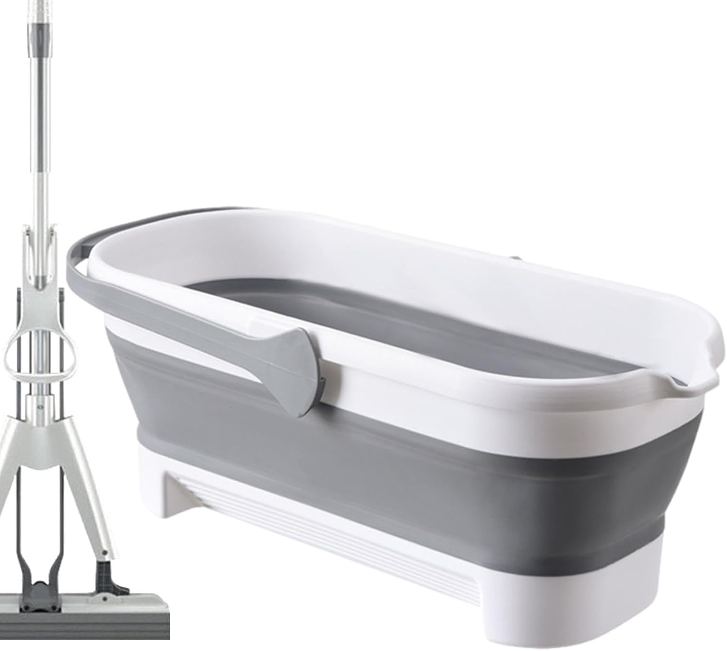 FULVO Small Mop Bucket, Durable Rectangular Laundry Basket