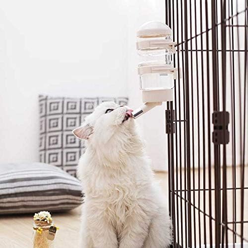 Miniatura 6 de Dispensador de agua para perreras, sin goteo, contenedor de botella de agua ABS sin BPA 16oz para animales pequeños