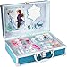 Markwins Frozen II in Time Beauty Travel – Valigetta per trucchi, set di trucchi per bambine, trucchi e accessori in una valigetta riutilizzabile con specchio