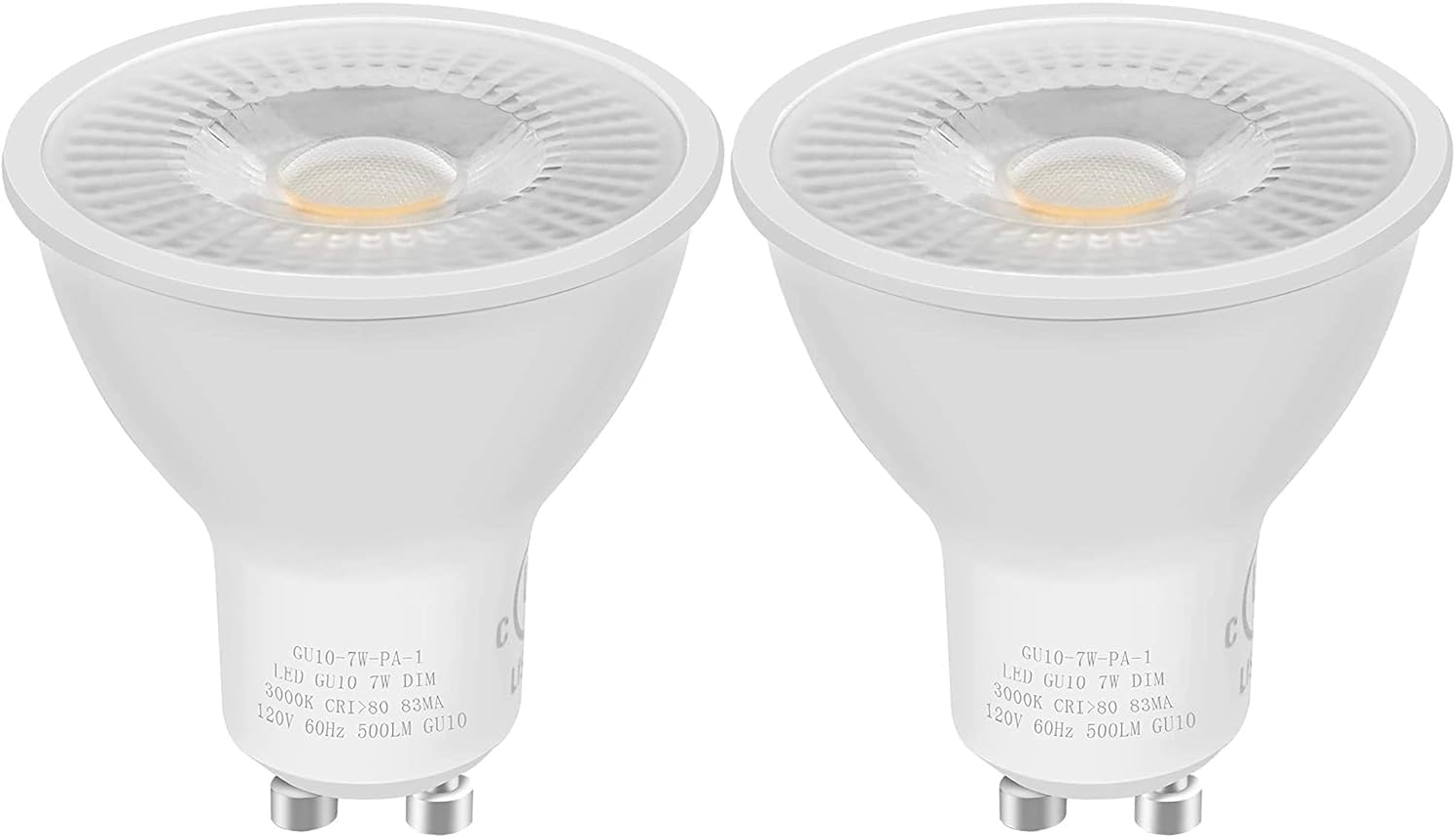 Premium GU10 5W LED Spotlight Bulb Warm White | High Brightness Energy Saving Ceiling Accent Light for Home Décor & Wall Fixtures (Pack of 2)