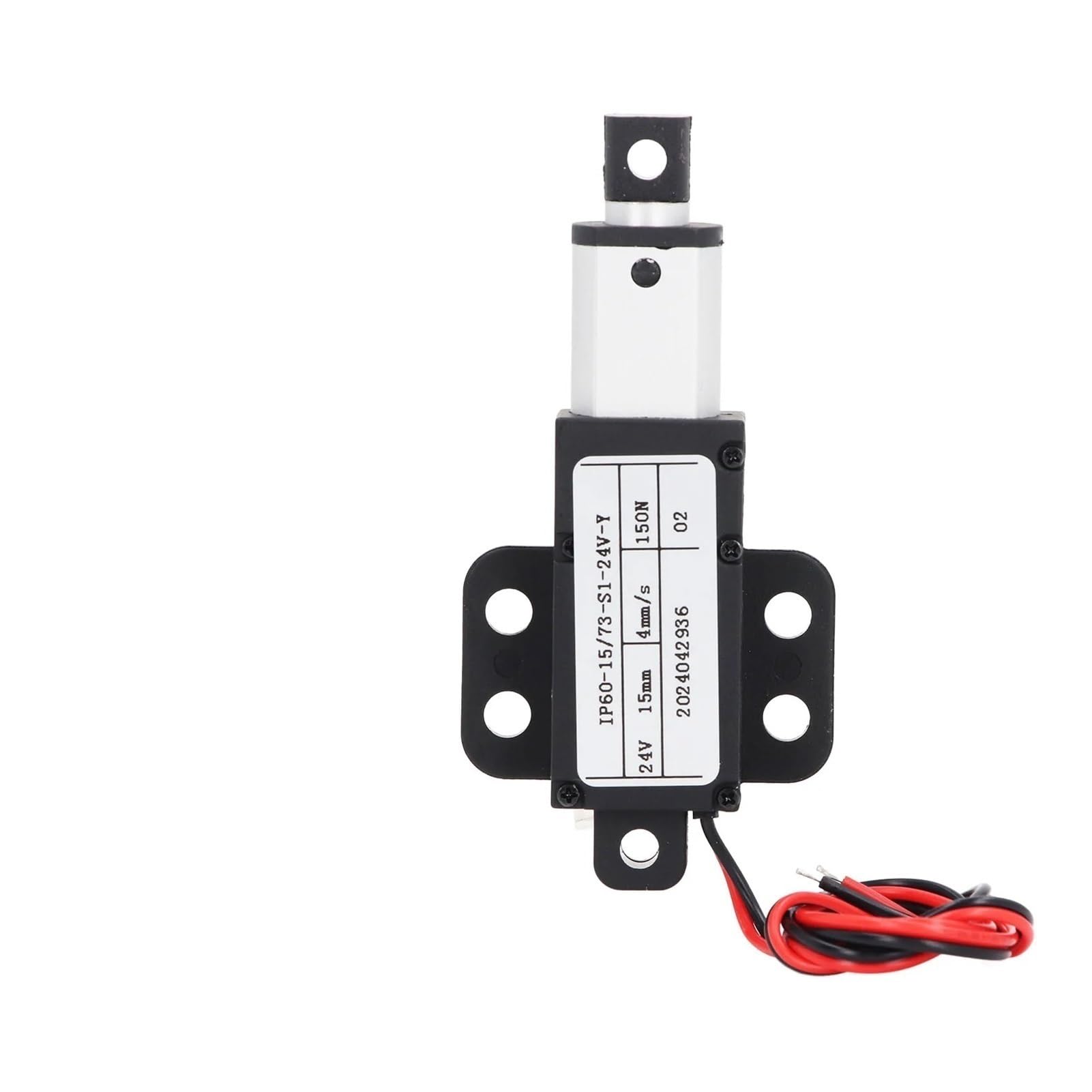 Mały siłownik liniowy 4 mm/s prędkość 15 mm skok 150N wyłącznik krańcowy ciągu Mini elektryczny siłownik liniowy DC24V 3W perfection