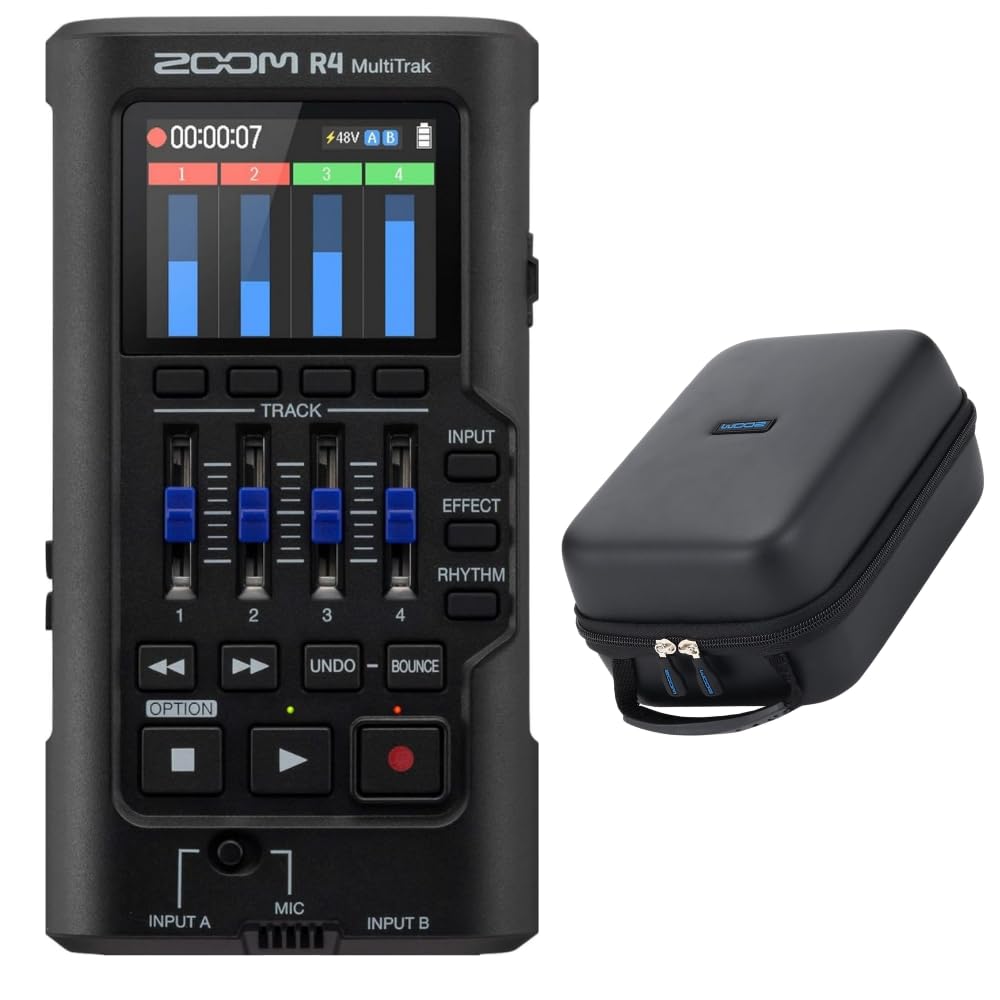 Amazon | ZOOM(ズーム) R4 4トラック録音 MTR 32bitフロート対応