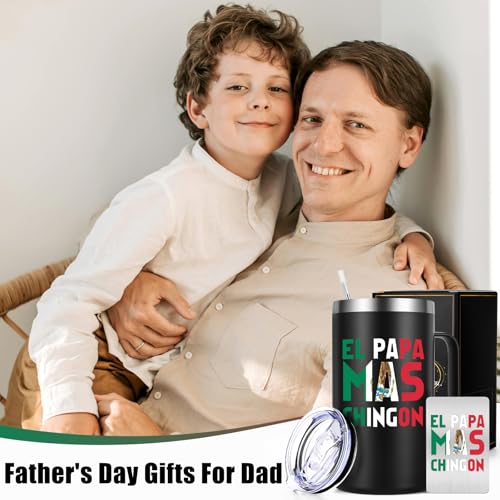 Taza de café de acero inoxidable para papá 20oz miniatura 2