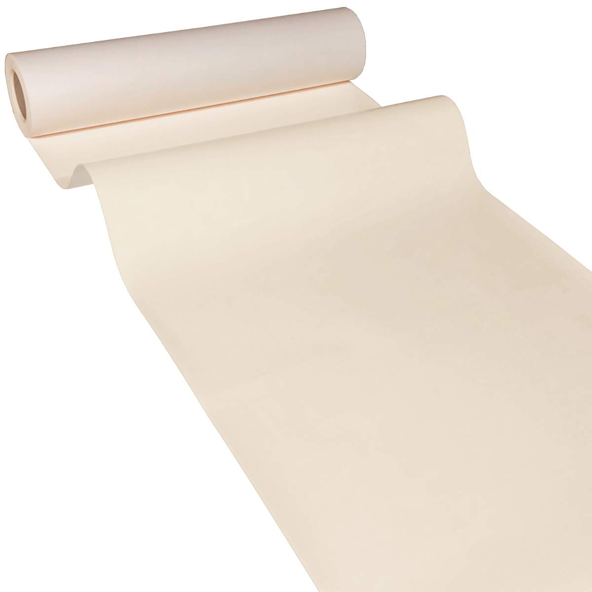 JUNOPAX Paper Table Runner 50M x 0,40M ivory Banquet Roll | Disposable Table Runners | wetproof and damp wipeable