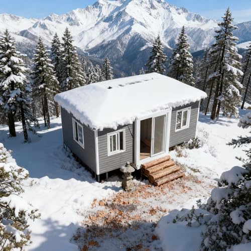 Luxury Modular Tiny Home 20ft Mobile Prefab House with Energy-Efficient System and Fully Furnished Bedroom Modern Foldable Tiny Houses for Cozy Family Space or Mountain Getaway - Image 3