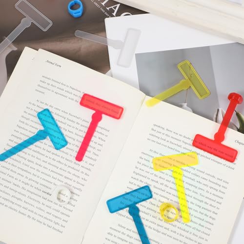 Wanmu 8Pcs Finger Focus Highlighter, Dyslexia Tools for Kids, ADHD Tools for Kids, Guided Reading Strips, Reading Trackers, Finger Pointers, Special Education School Supplies, Classroom Must Haves - Image 6