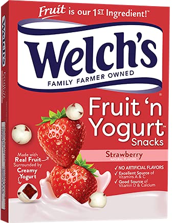 Welch's Fruit n' Yogurt Strawberry Snacks, 440g/15.5oz Shipped from Canada