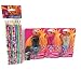 Trolls School Bundle of (3) 2 Erasers and (1) Package of 8 Colored Pencils - Poppy, Branch and Guy Diamond Troll Eraser