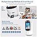Video Call Security Camera Indoor, Nanny Camera Baby Camera Pet Camera,2-Way Video Call,2-Way Audio, 360°Pan/Tilt WiFi Camera for Home Security, Motion Tracking, 1080P 2.8 inch HD Screen,Night Vision