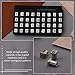 38 PCS Leather Stamping Tools, Leather Stamping Kit with 36pcs Letters and Numbers, Rubber Hammer for Leather Working