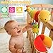 FPVERA Baby Crib Hanging Rattles Toys - Infant Baby Car Seat Around Rattle Toys Cartoon Insect Spiral Hanging Toy with Ringing Bell for Infants Bed Stroller Car Seat Bar for Babies Boys and Girls