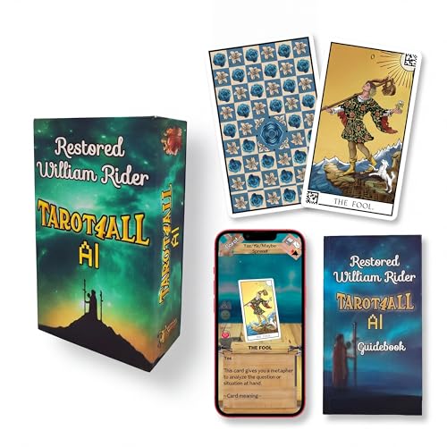 Tarot4All Tarot Cards Deck (78 Cards) – Instantly Scan & Interpret with Free AI App – No Experience Needed AI