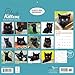 Black Kittens Calendar 2026